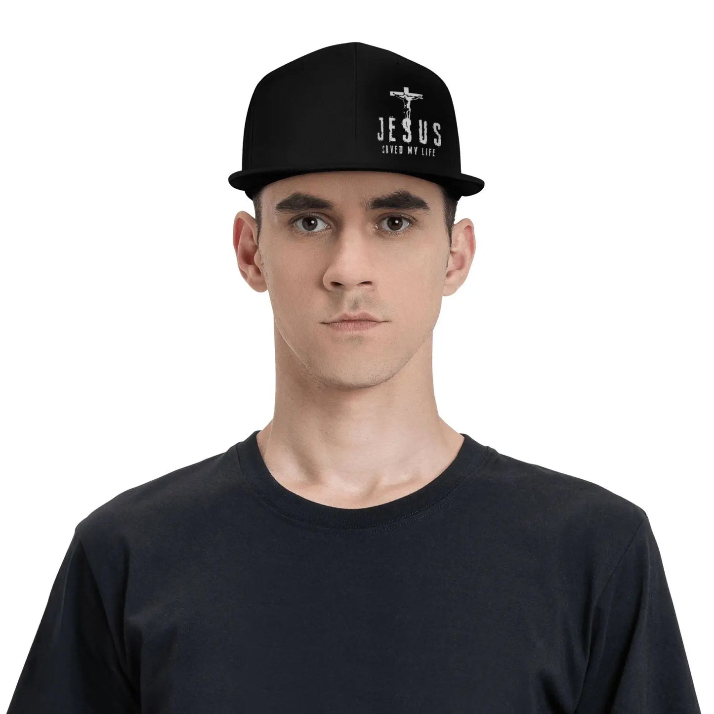 Jesus Saved My Life Cross Cap For Men