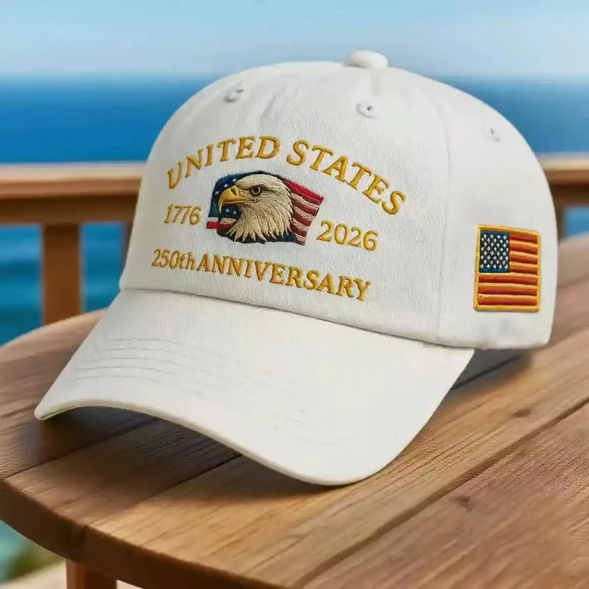 250th Anniversary USA Patriotic Unisex Baseball Cap