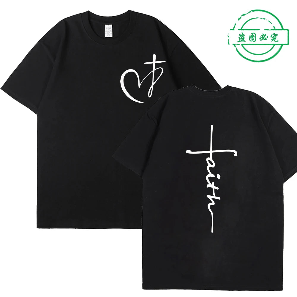 Men's Faith Cross Comfort Tee