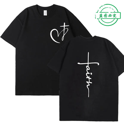 Men's Faith Cross Comfort Tee