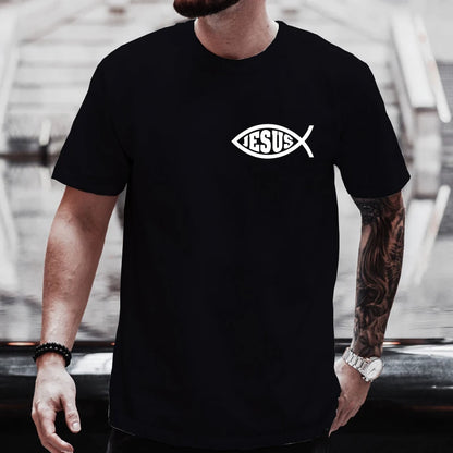 Jesus Fish Unisex Graphic T-Shirt