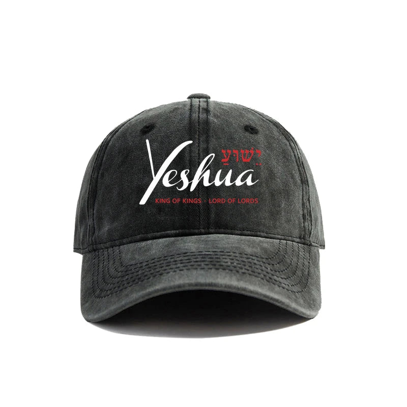 Yeshua Jesus Distressed Cotton Unisex Cap