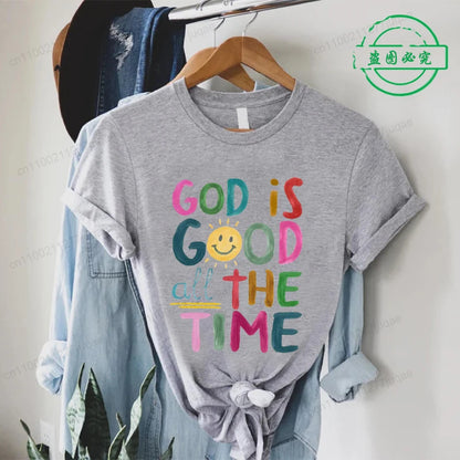 God Is Good Comfort Print Tee