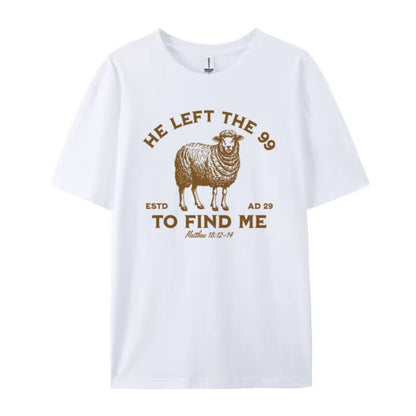 He Left the 99 Women's Vintage Christian Tee