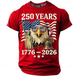 250th USA Anniversary Eagle Flag Men's Tee
