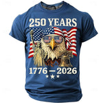 250th USA Anniversary Eagle Flag Men's Tee