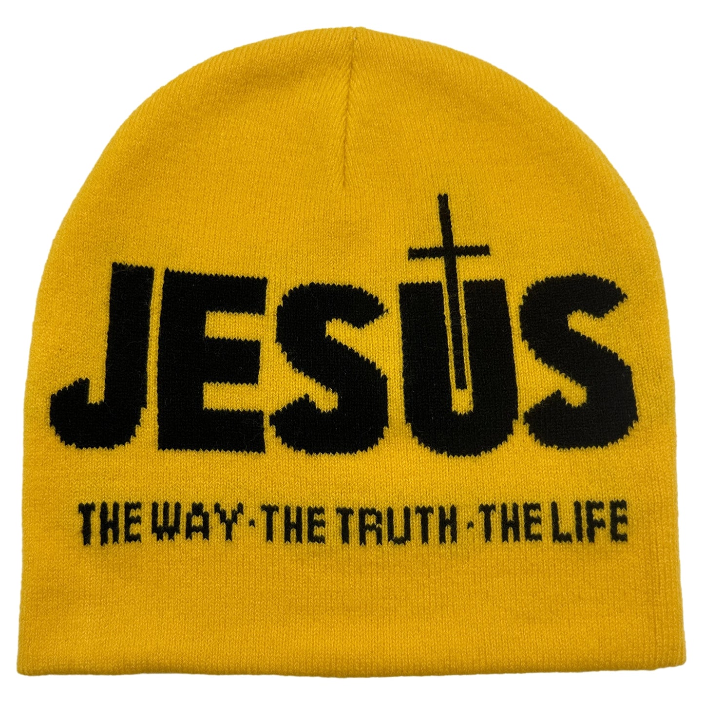 JESUS  Print Knit Unisex Beanie Hat