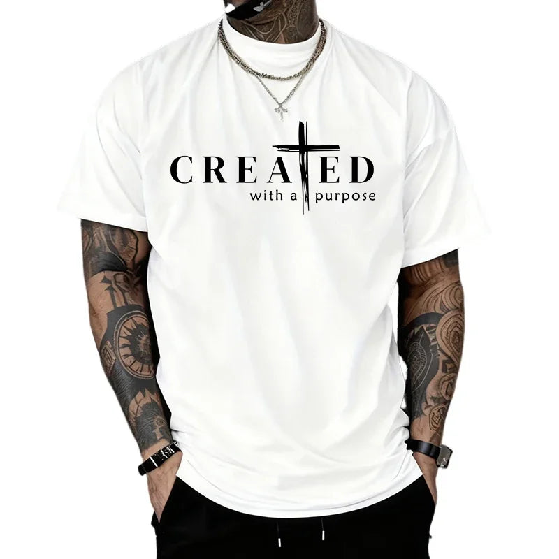 Created With a Purpose Men's Printed Tee