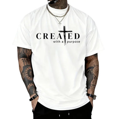Created With a Purpose Men's Printed Tee