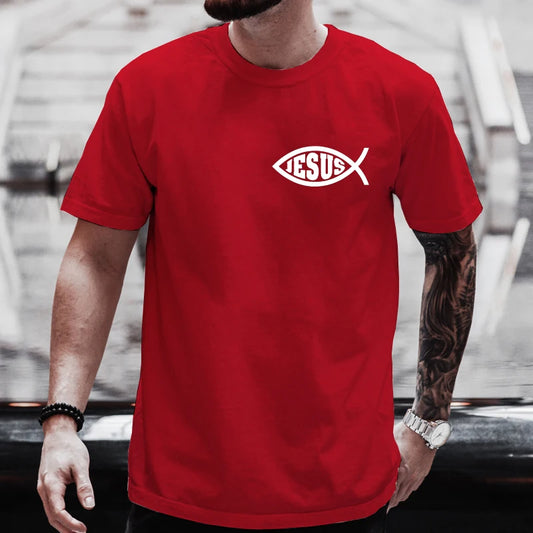 Jesus Fish Unisex Graphic T-Shirt