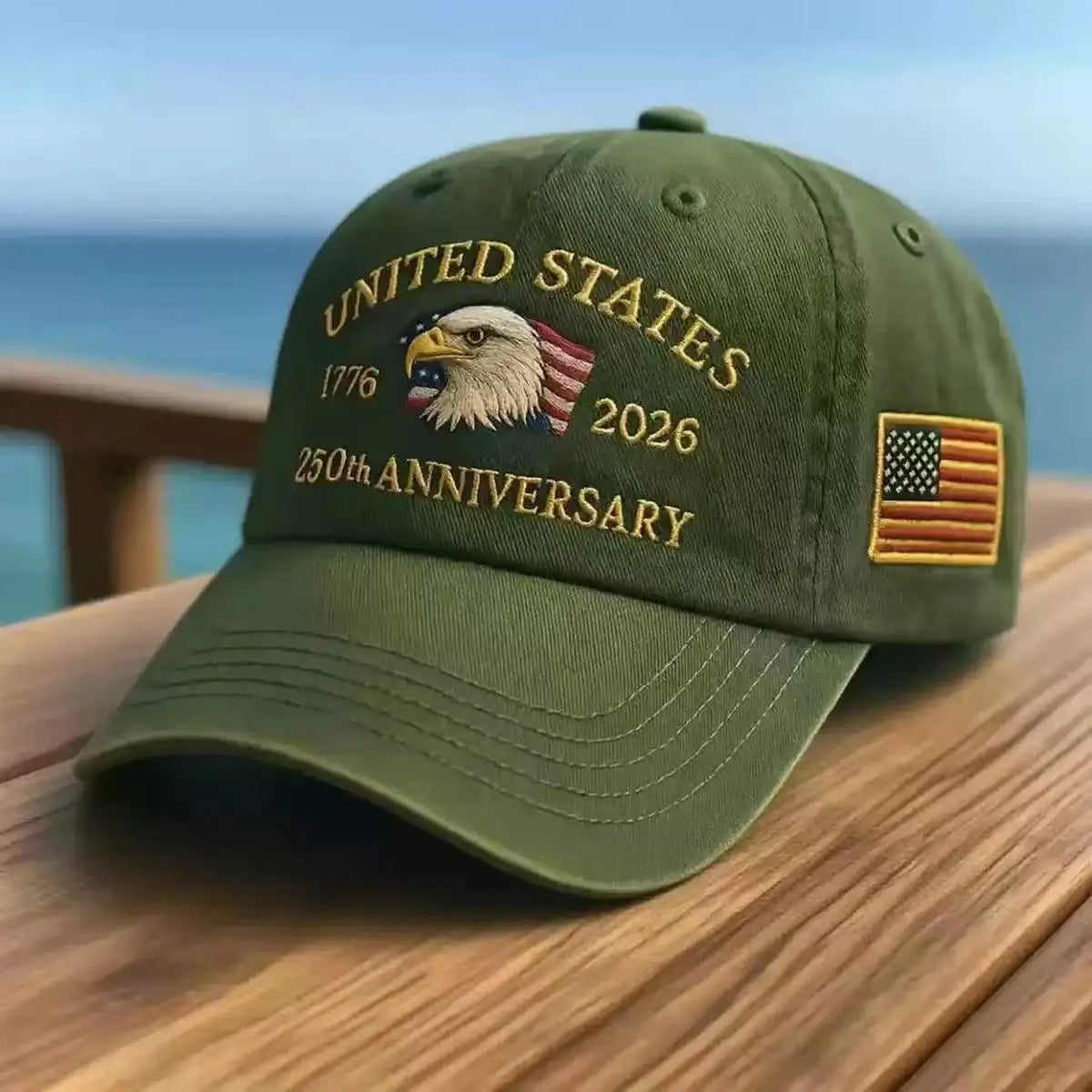 250th Anniversary USA Patriotic Unisex Baseball Cap