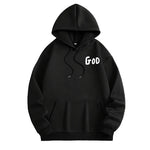 Men's Christian God Printed Graphic Hoodie