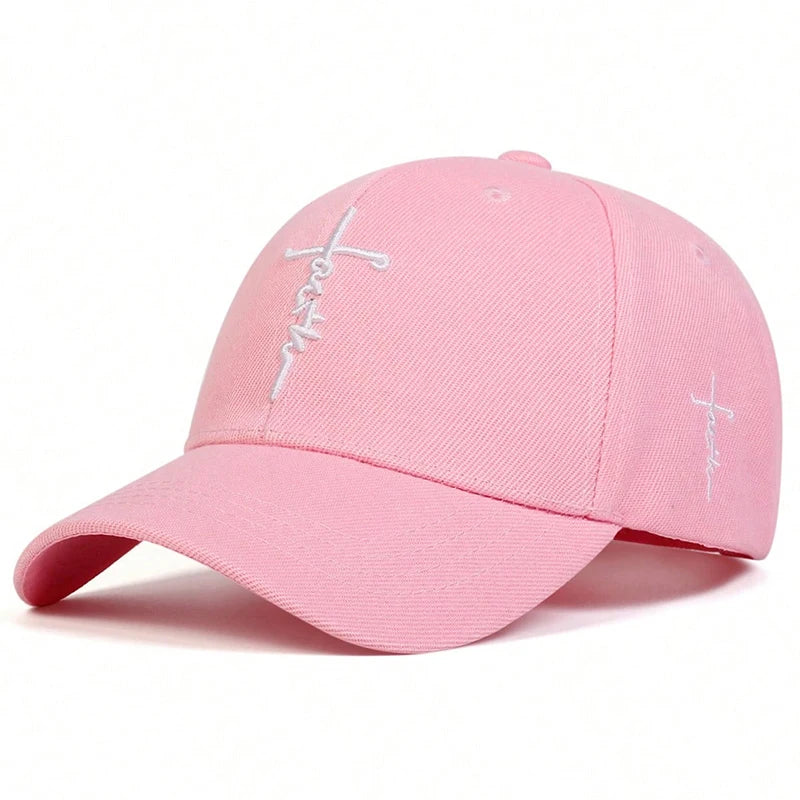 Fashion Faith Cross Embroidery Unisex Cap