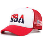 USA American Flag Street Baseball Cap