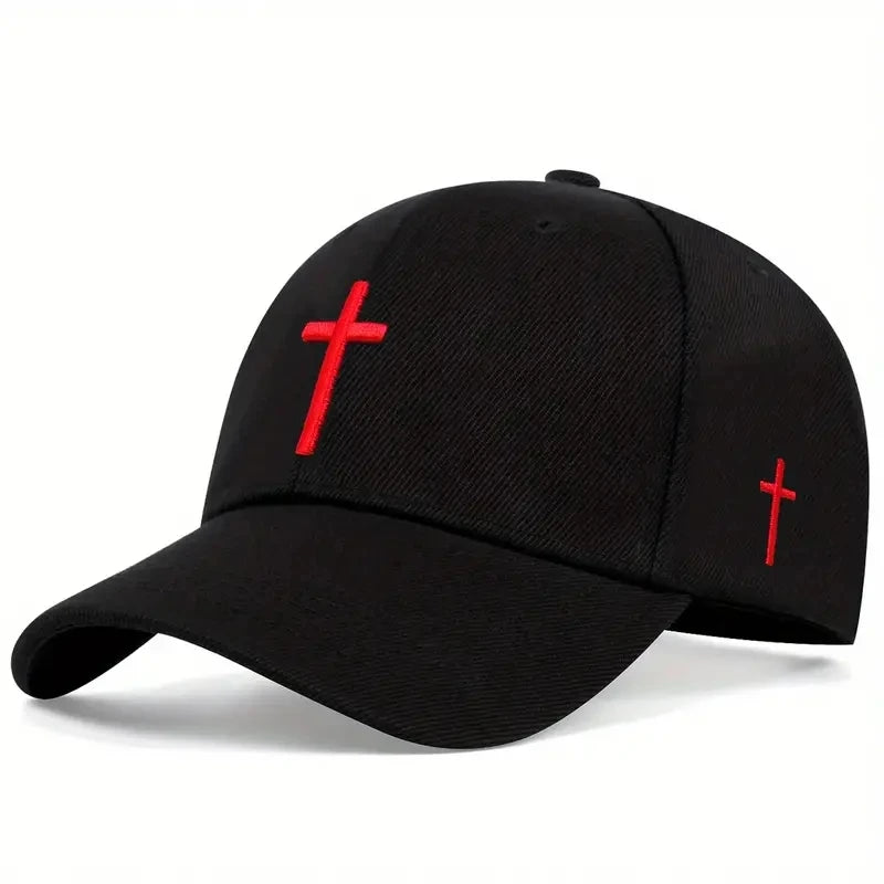 Faith Cross Embroidery Unisex cap