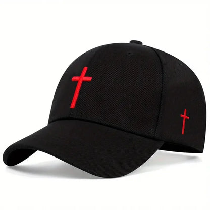 Faith Cross Embroidery Unisex cap