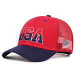 USA American Flag Street Baseball Cap