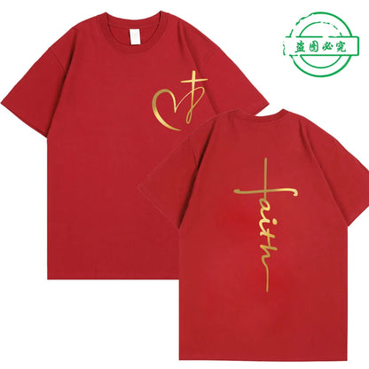 Men's Faith Cross Comfort Tee