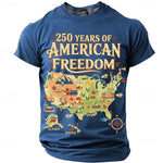 250th USA Anniversary Eagle Flag Men's Tee