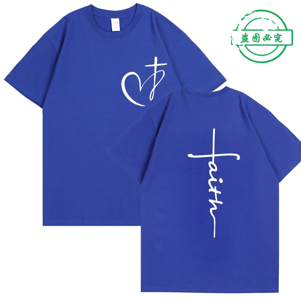 Men's Faith Cross Comfort Tee