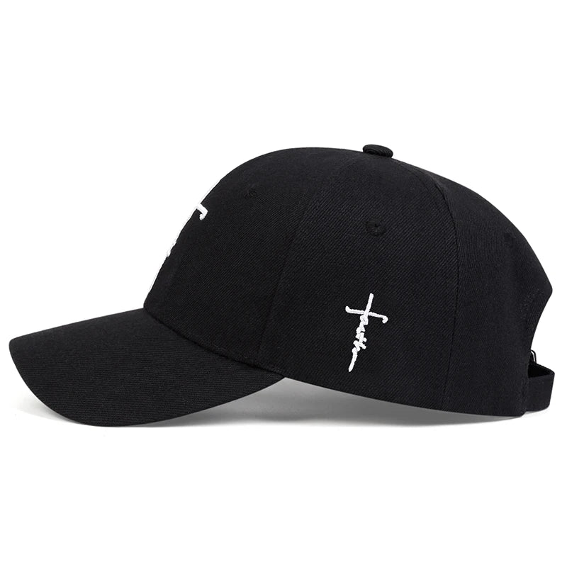 Fashion Faith Cross Embroidery Unisex Cap