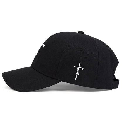 Fashion Faith Cross Embroidery Unisex Cap