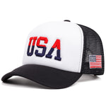USA American Flag Street Baseball Cap