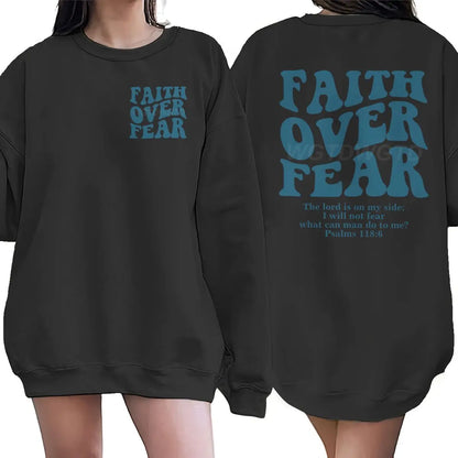 "Faith Over Fear" Retro Sweatshirt