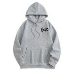 Men's Christian God Printed Graphic Hoodie