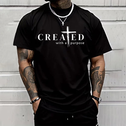 Created With a Purpose Men's Printed Tee