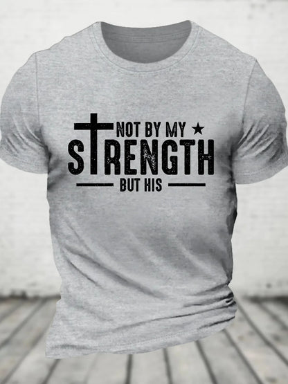 Faith Message Bible Verse Cotton T-shirt