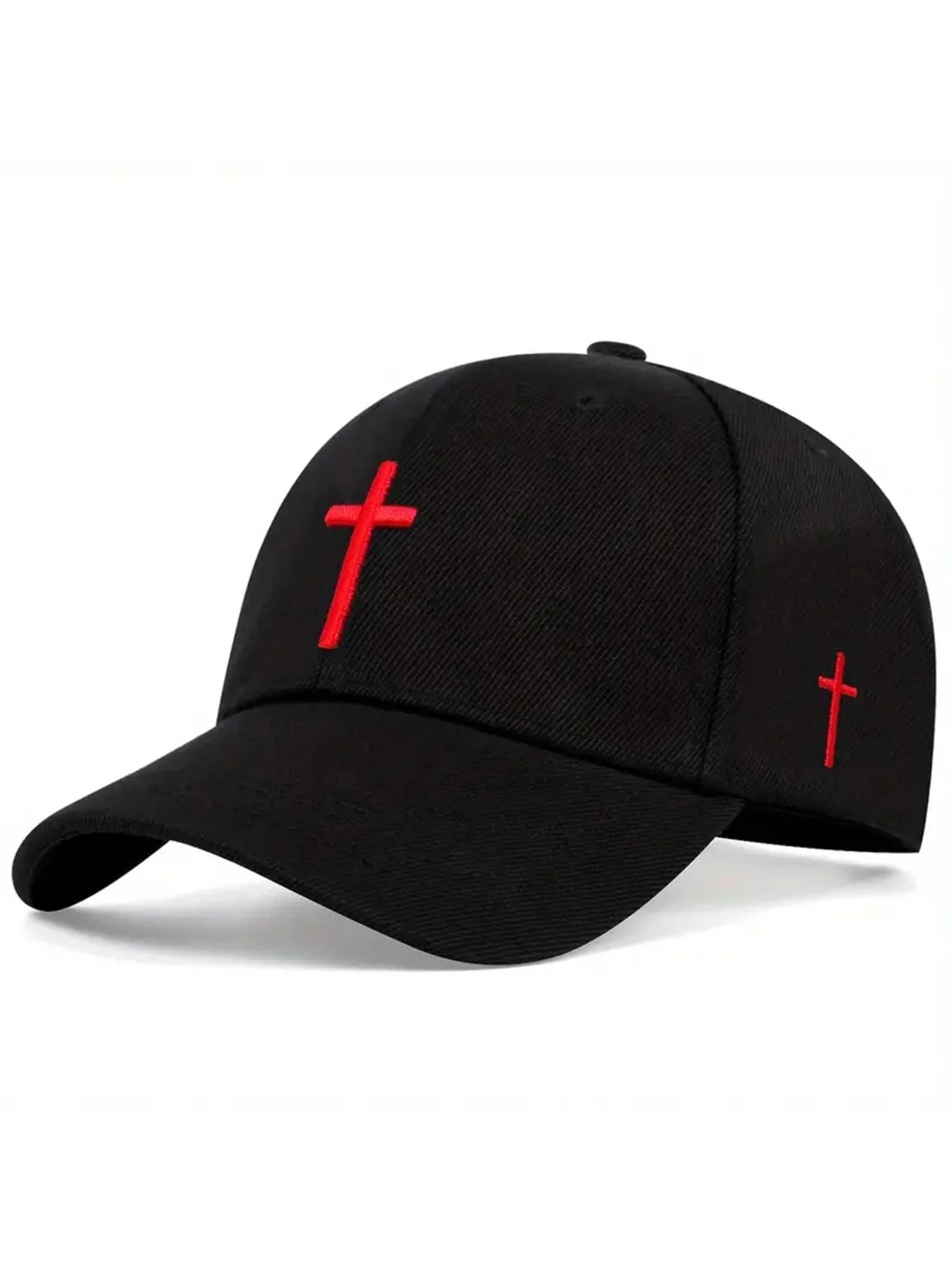 Faith Cross Embroidery Unisex cap