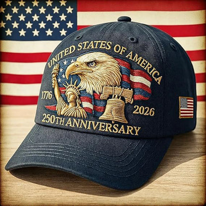 250th Anniversary USA Patriotic Unisex Cap