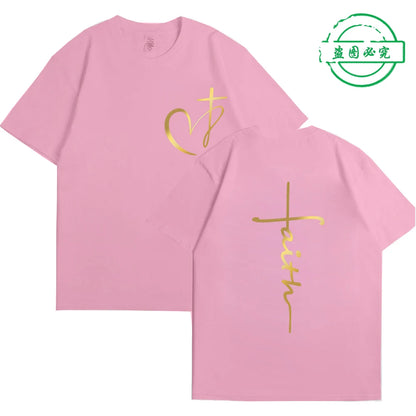 Men's Faith Cross Comfort Tee