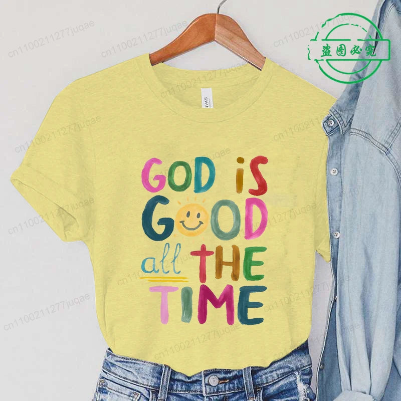 God Is Good Comfort Print Tee