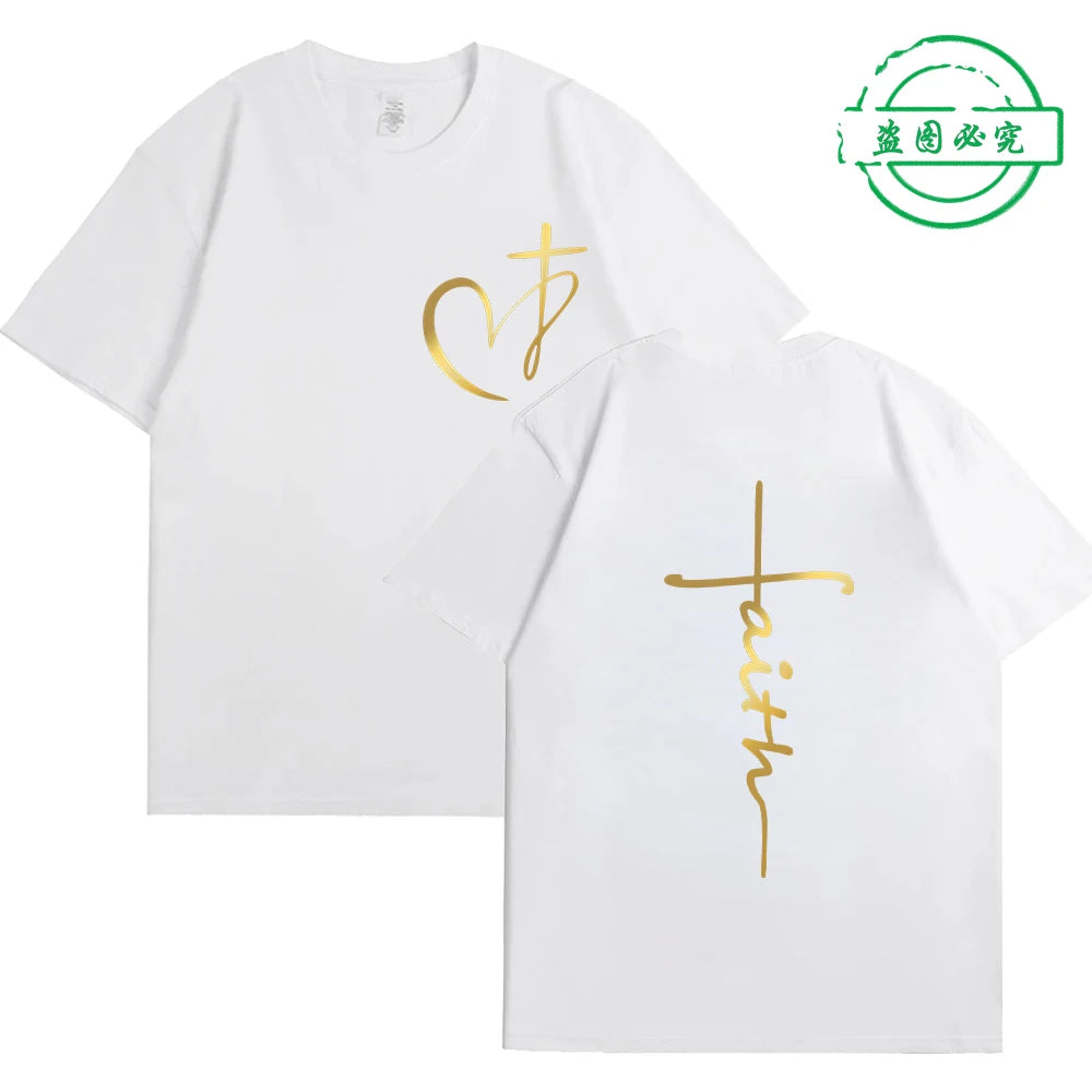 Men's Faith Cross Comfort Tee