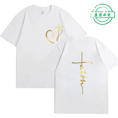 Men's Faith Cross Comfort Tee