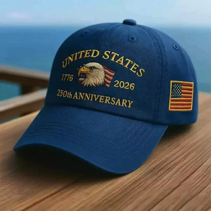 250th Anniversary USA Patriotic Unisex Baseball Cap