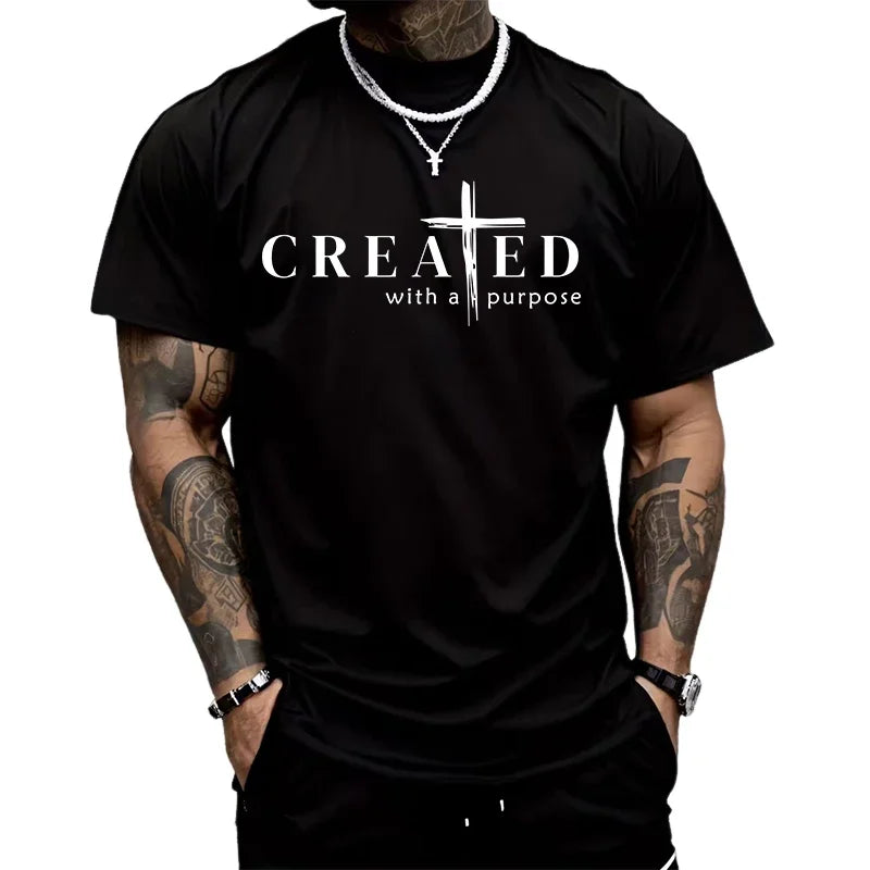 Created With a Purpose Men's Printed Tee