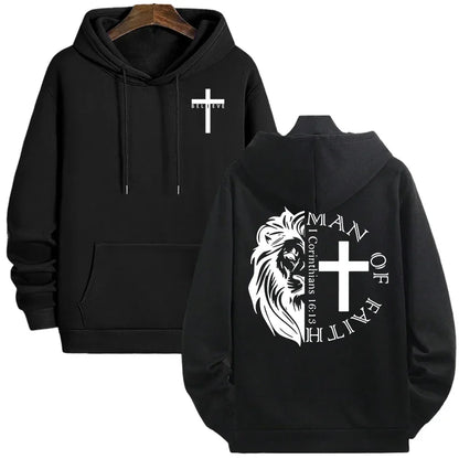 Bold Faith Lion Comfort Hooded Sweatshirt