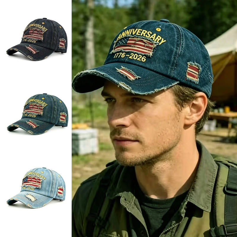 250th Anniversary Twill Denim Unisex Baseball Cap