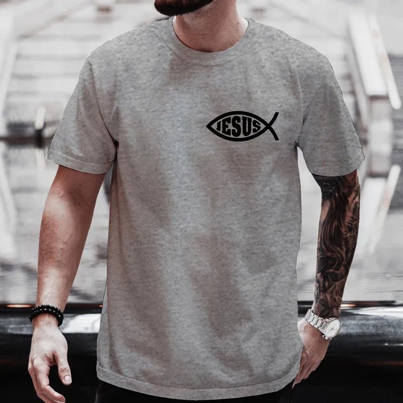 Jesus Fish Unisex Graphic T-Shirt