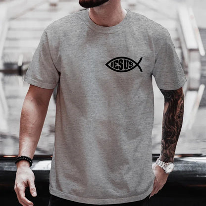 Jesus Fish Unisex Graphic T-Shirt