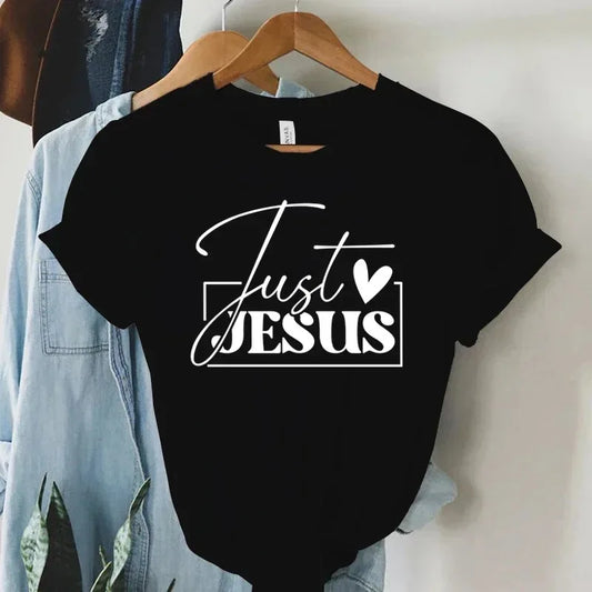 Women's Bold Faith Jesus Print Tee