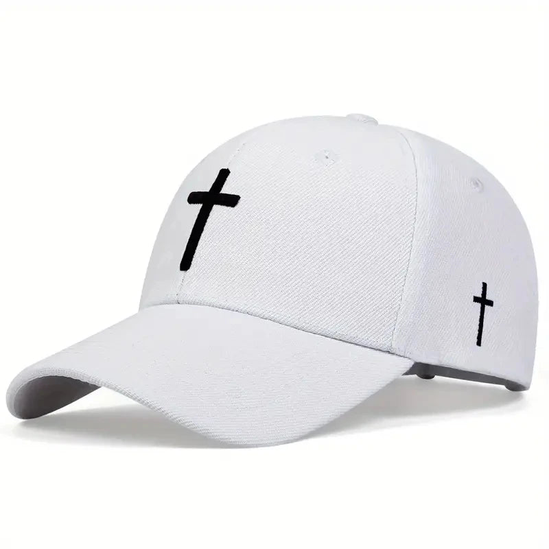 Faith Cross Embroidery Unisex cap