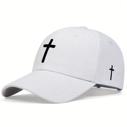 Faith Cross Embroidery Unisex cap