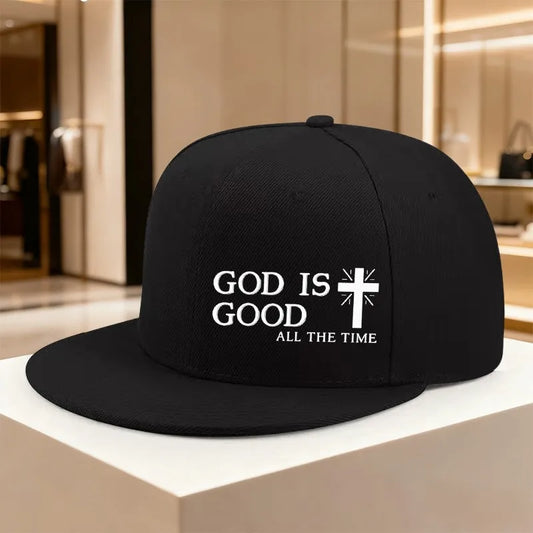 God Is Good Cross Adjustable Unisex Cap