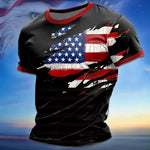 250th USA Anniversary Eagle Flag Men's Tee