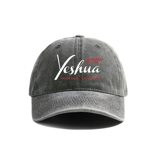 Yeshua Jesus Distressed Cotton Unisex Cap