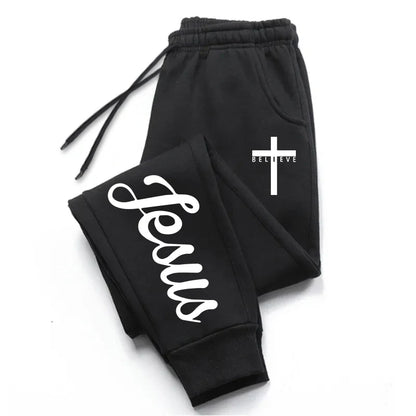 Men's Jesus Cross Comfort Sweatpants